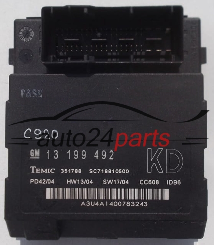 GM 13199492 KD, 13199492KD, TEMIC 351788