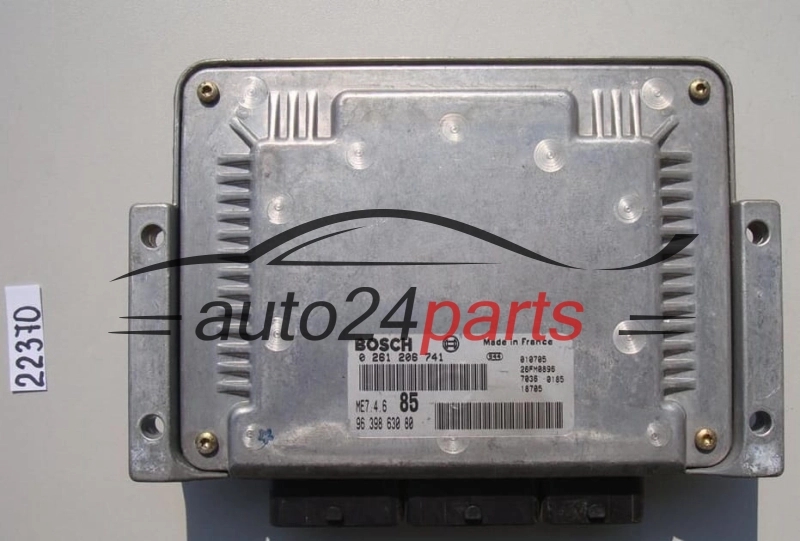 KOMPUTER STEROWNIK SILNIKA CITROEN PEUGEOT 3.0 V6 BOSCH 0 261 206 741, 0261206741, 96 398 630 80, 9639863080