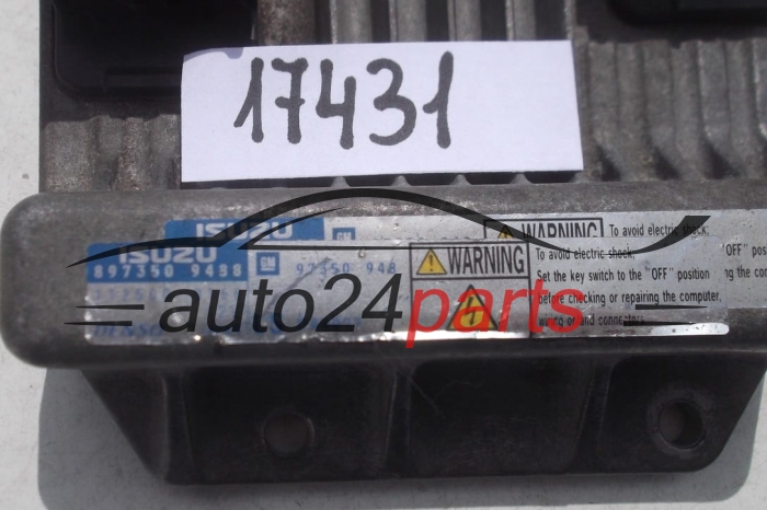 KOMPUTER STEROWNIK SILNIKA OPEL MERIVA 1.7 CDTI ISUZU 897350 9488, 8973509488, GM 97350 948, 97350948, DENSO 112500-0166