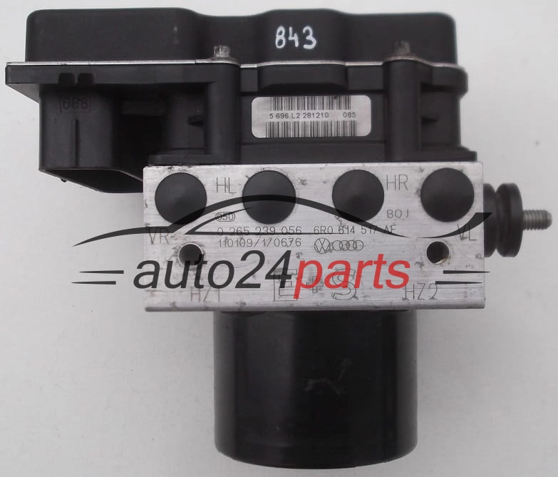 Aντλία ABS VOLKSWAGEN POLO BOSCH 0 265 239 056, 0265239056, 6R0 614 517 AF, 6R0614517AF, 0 265 955 025, 0265955025, 6R0 907 379 AK, 6R0907379AK, 6R0 907 379 AF, 6R0907379AF