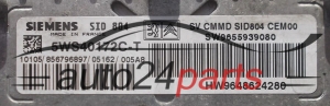 Μονάδα Ελέγχου Κινητήρα  CITROEN JUMPER 3.0 HDI SIEMENS 5WS40172C-T