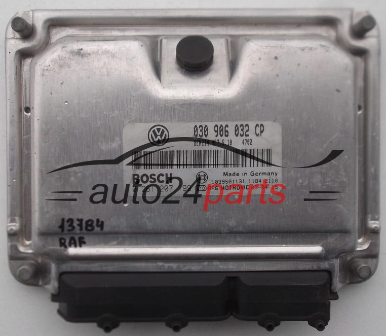 CENTRALINA MOTORE VW VOLKSWAGEN LUPO 1.0 AUC 030906032CP, 030 906 032 CP, BOSCH 0261207199, 0 261 207 199, BENZIN ME7.5.10 4702, 1039S01131