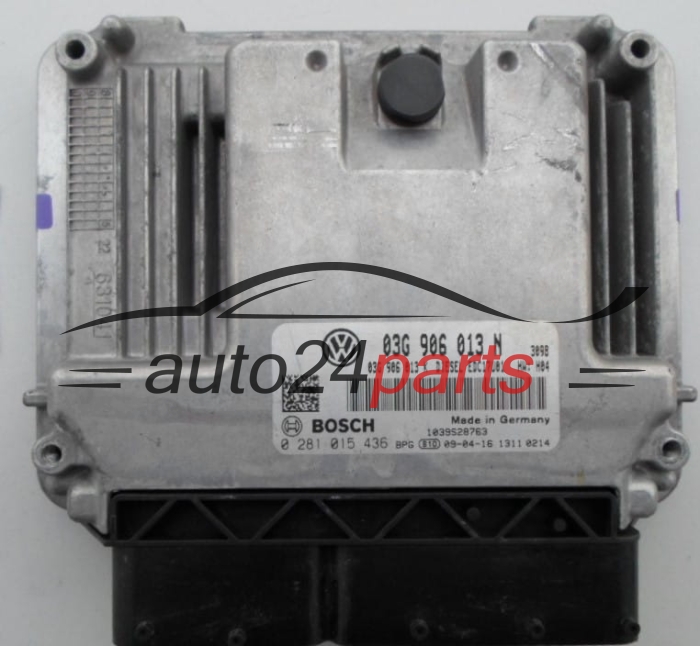 MOTORSTEUERGERÄT ECU STEUERGERÄT SEAT IBIZA 1.9 TDI BOSCH 0 281 015 436,  03G 906 013 N