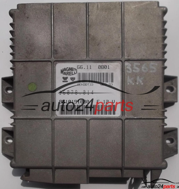 MOTORSTEUERGERÄT ECU STEUERGERAT CITROEN PEUGEOT MAGNETI MARELLI G6.11 0B01, G6110B01, 9610191080, 16078.014, 16078014