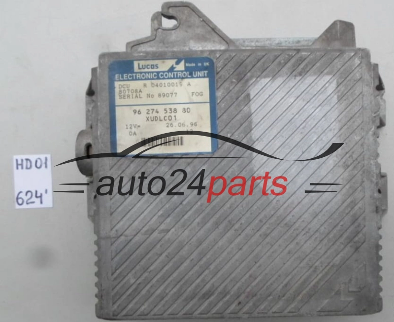 CITROEN XANTIA PEUGEOT 406 2.1 9627453880, 96 274 538 80 XUDLC01, DCU R 04010019 A, 80708A 