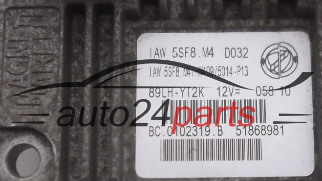 MOTORSTEUERGERÄT ECU STEUERGERÄT  FIAT PANDA FIAT 500 FORD KA MAGNETI MARELLI IAW 5SF8.M4