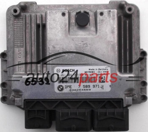 CALCULATEUR MOTEUR MINI COOPER 1.6 BOSCH 0 261 S04 563, 0261S04563, DME 7 589 971, DME7589971