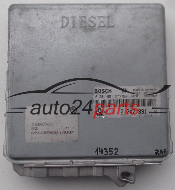 KOMPUTER STEROWNIK SILNIKA BMW 5 E39 525 TDS BOSCH 0281001373, 0 281 001 373, 2247891, 2247891, 28RTE044