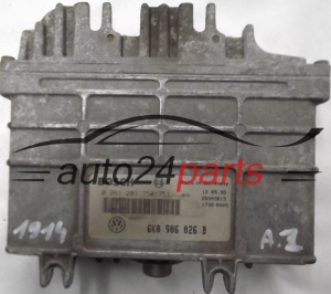 Μονάδα Ελέγχου Κινητήρα SEAT IBIZA CORDOBA 1.4 ABD BOSCH 0 261 203 750/751, 0261203750, 0261203751, 6K0 906 026 B, 6K0906026B