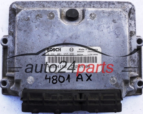 ECU CENTRALITA DE MOTOR FIAT PUNTO 1.9 JTD BOSCH 0281001955, 0 281 001 955, 46534156, C324M188