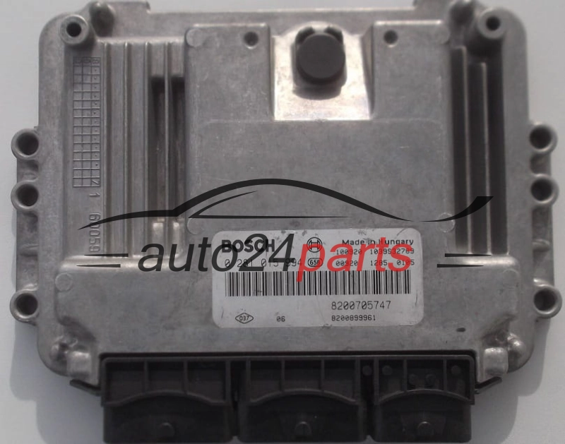 Μονάδα Ελέγχου Κινητήρα RENAULT 1.9 DCI BOSCH 0 281 015 994, 8200705747, 8200899961