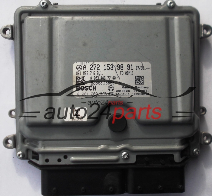 ECU CENTRALITA DE MOTOR MERCEDES W204 C300 3.0 CDI A2721539891, BOSCH 0261209398