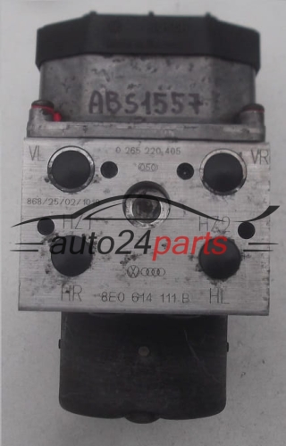 Aντλία ABS VOLKSWAGEN PASSAT AUDI A4 A6 SKODA BOSCH 0 265 220 405, 8E0 614 111 B,  0 273 004 283
