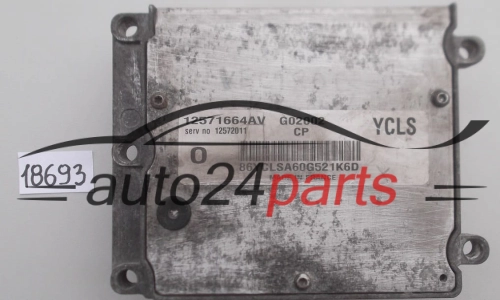 KOMPUTER STEROWNIK SILNIKA OPEL VECTRA SIGNUM 2.2 Z22SE 12571664AV YCLS, 12571664 AV, 12572011 CP, 12 572 011, 6235174, 62 35 174