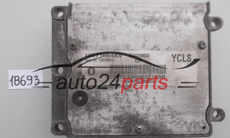 KOMPUTER STEROWNIK SILNIKA OPEL VECTRA SIGNUM 2.2 Z22SE 12571664AV YCLS, 12571664 AV, 12572011 CP, 12 572 011, 6235174, 62 35 174