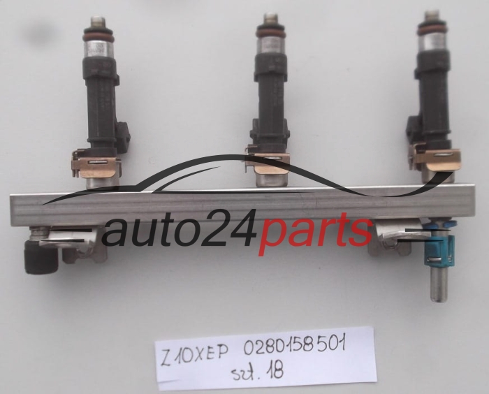 WTRYSK WTRYSKIWACZ PALIWA BENZYNA OPEL ASTRA CORSA TIGRA MERIVA Z10XEP BOSCH 0 280 158 501