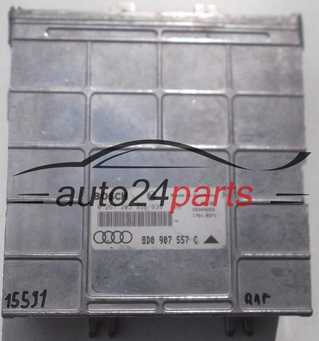 KOMPUTER STEROWNIK SILNIKA AUDI A4 1.8 ADR 8D0907557C, 8D0 907 557 C, BOSCH 0261203938/939, 0 261 203 938, 0261 203 939