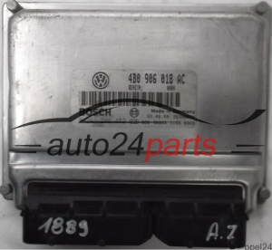 CALCULATEUR MOTEUR VW VOLKSWAGEN PASSAT 1.8T 1.8 TURBO APU 4B0906018AC, 4B0 906 018 AC, BOSCH 0261206452, 0 261 206 452 