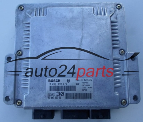 ECU ENGINE CONTROLLER PEUGEOT 2.2 HDI BOSCH 0 281 010 876, 96 442 002 80
