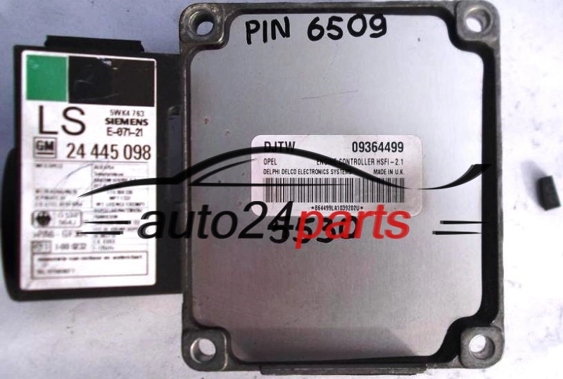 ECU ENGINE CONTROLLER OPEL ASTRA CORSA ZAFIRA DELPHI DELCO 09364499 DJTW, 09364499DJTW, HSFI-2.1