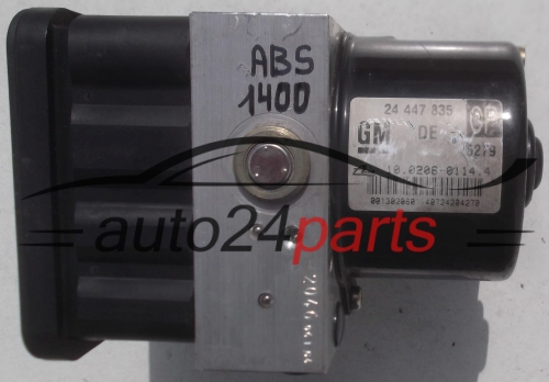 BOMBA DE ABS OPEL ASTRA H ZAFIRA B GM 24 447 835 GP, 24447835 GP, ATE 10.0206-0114.4, 10020601144, 10.0960-0525.3, 10096005253