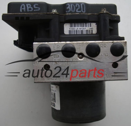 ABS POMPA I STEROWNIK FIAT IDEA BOSCH 0 265 235 430, 0265235430, 51793305, 0265950511