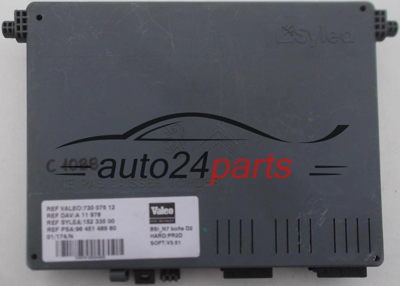 CENTRALKA MODUL BSI CITROEN PEUGEOT VALEO 730 075 12