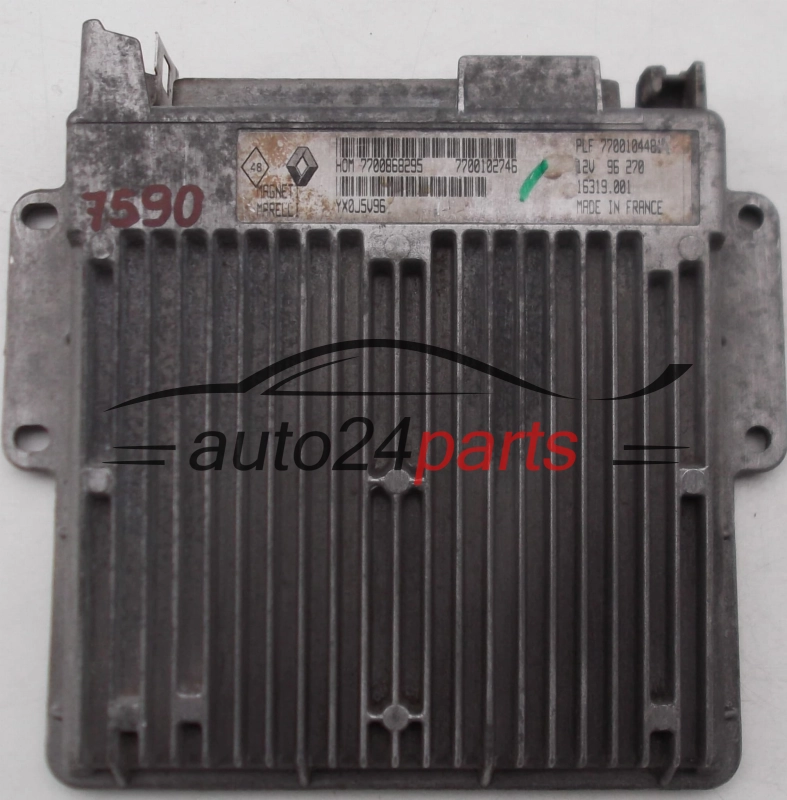 KOMPUTER STEROWNIK SILNIKA RENAULT CLIO 1.2 21623427-4A, 7700104481, 7700102990, HOM 7700868295