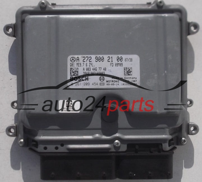 CENTRALINA DO MOTORE MERCEDES W212 BOSCH 0 261 209 454, 0261209454, A 272 900 21 00, A2729002100, ME9.7 