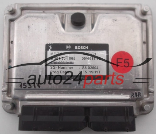 CENTRALITA DE MOTOR AUDI BOSCH B 261 634 065, B261634065, 0261634065, 261634065, 4B0 906 048, 4B0906048