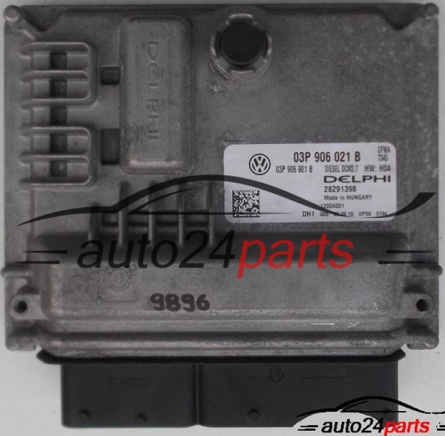 ECU ENGINE CONTROLLER VW VOLKSWAGEN POLO 6R 1.2 TDI, 03P 906 021 B