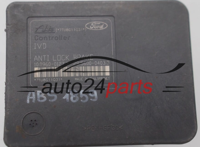 POMPE HYDRAULIQUE ET CALCULATEUR d'ABS FORD FOCUS C-MAX FoMoCo 8M51-2C405-AA,  ATE 10.0206-0322.4,  10.0960-0127.3