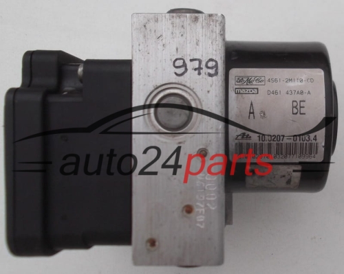 ABS CENTRALINA POMPA FORD FIESTA FoMoCo 4S61-2M110-CD,  ATE 10.0207-0103.4