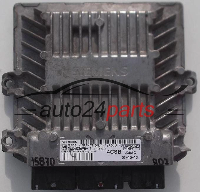 ECU ENGINE CONTROLLER  FORD FOCUS 2.0 TDCI SIEMENS 5WS40369B-T