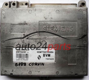 KOMPUTER STEROWNIK SILNIKA RENAULT SAFRANE 2.2 SIEMENS S101720101E, S101720101 E, 101720101, HOM7700745988, HOM 7700745988, 7700744416 -