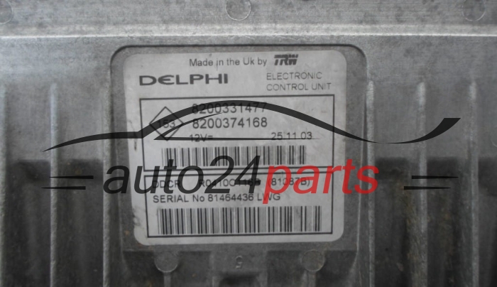 CENTRALINA DO MOTORE RENAULT 1.5 DCI Delphi R0410C116B