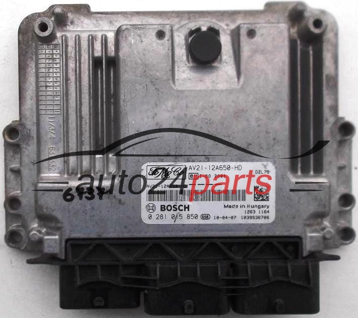 KOMPUTER STEROWNIK SILNIKA FORD BOSCH 0 281 015 850,  FoMoCo AV21-12A650-HD