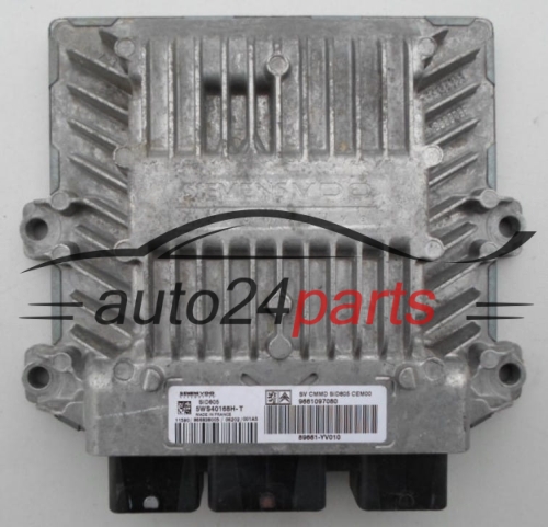 Calculateur Moteur CITROEN PEUGEOT 1.4 HDI SIEMENS VDO 5WS40168H-T,  9661097080, 89661-YV010