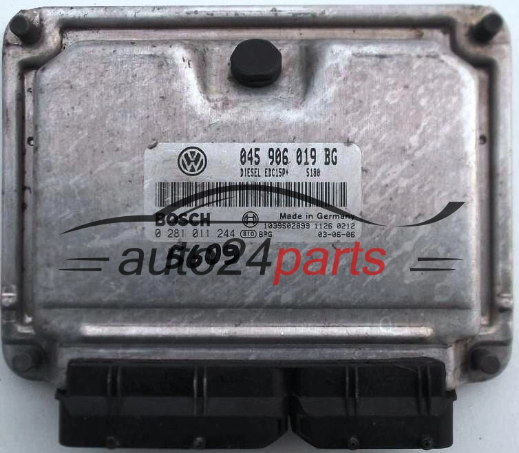 KOMPUTER STEROWNIK SILNIKA SEAT IBIZA 1.4 TDI AMF 045906019BG, BOSCH 0281011244, 1039S02899