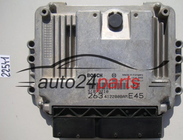 Μονάδα Ελέγχου Κινητήρα FIAT DOBLO 1.6 JTD BOSCH 0 281 017 012, 0281017012, 51873210