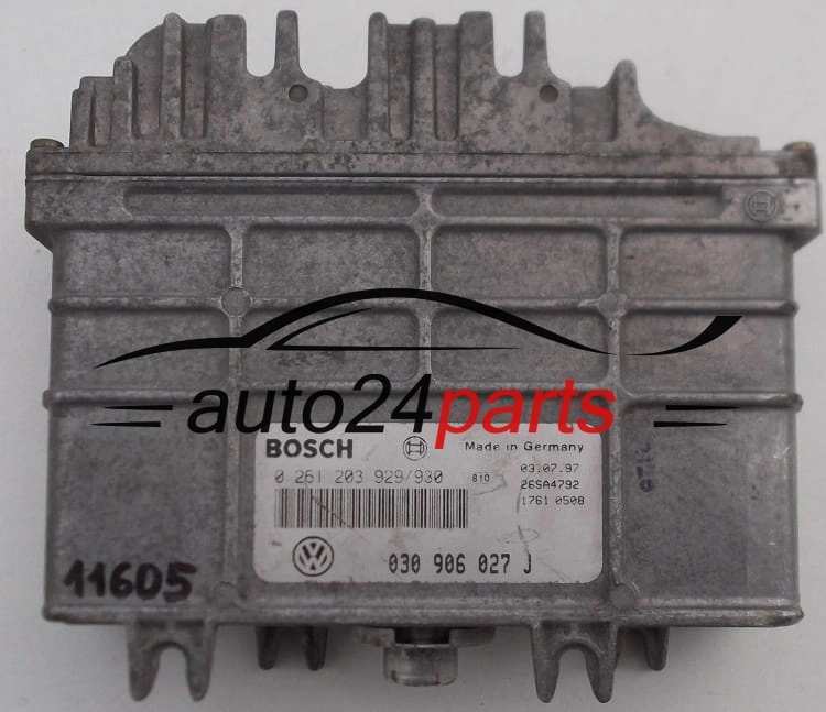 SEAT BOSCH 0 261 203 929930, 0261203929, 030 906 027 J, 030906027J