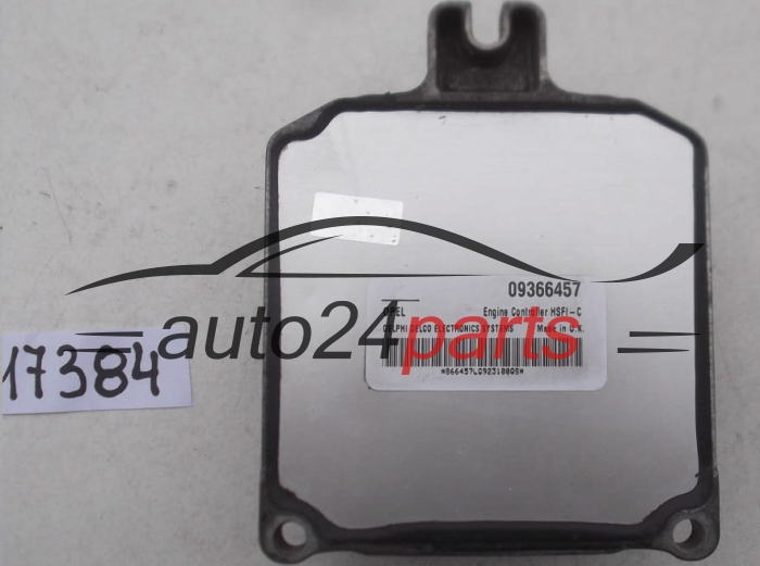 MOTORSTEUERGERÄT ECU STEUERGERAT OPEL ASTRA VECTRA ZAFIRA 1.4 X14XE 1.6 X16XE X16XEL 09366457