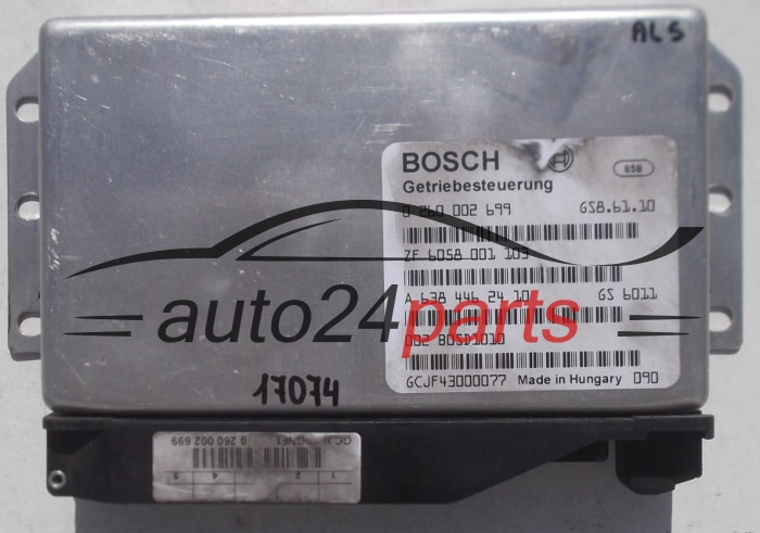 CENTRALINA CALCOLATORE SCATOLA DEL CAMBIO MERCEDES VITO W638 BOSCH 0 260 002 699, 0260002699, A 638 446 24 10, A6384462410