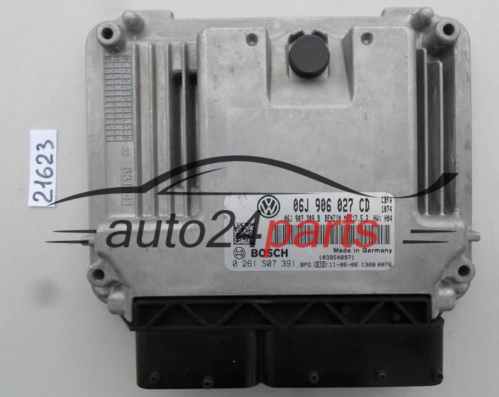 VW VOLKSWAGEN BETTLE BOSCH 0 261 S07 391, 0261S07391, 06J 906 027 CD, 06J906027CD, MED17.5.2 