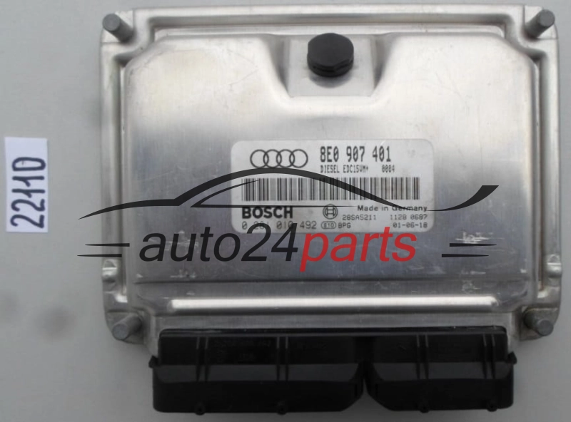 AUDI A4 2.5 TDI BOSCH 0 281 010 492, 0281010492, 8E0 907 401, 8E0907401