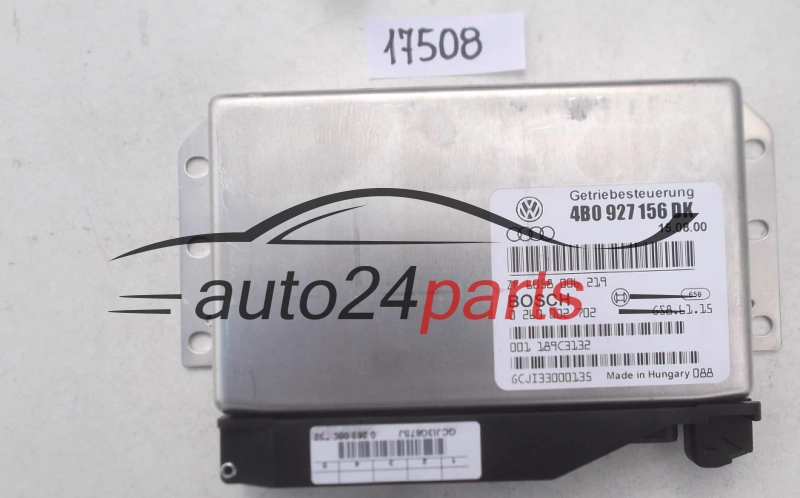 ECU AUTOMATIC GEARBOX AUDI A6 2.5 TDI BOSCH 0 260 002 702, 0260002702, 4B0 927 156 DK, 4B0927156DK, 4B0927156