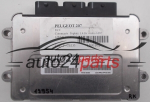 CENTRALINA DO MOTORE PEUGEOT 207 1.4 VALEO J34P 21585932-9 A, 215859329A, SW9663306680, 9663306680 