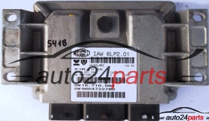 ECU CENTRALITA DE MOTOR PEUGEOT 307 1.4 MAGNETI MARELLI IAW 6LP2.01, IAW6LP201, HW 16.631.044, 16631044, 9647498180, HW 16.710.064, 16710064, 9654722780