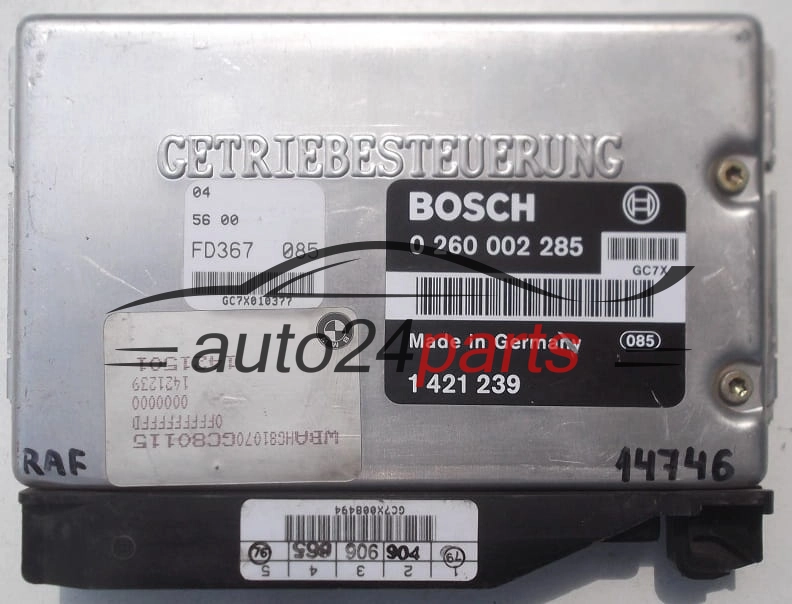 Boîte de vitesses automatique contrôleur BMW BOSCH 0 260 002 285,  1 421 239