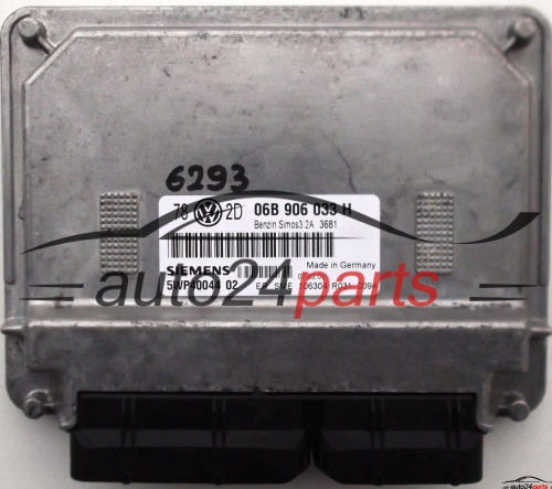 CENTRALINA MOTORE VW VOLKSWAGEN PASSAT 2.0 AZM SIEMENS 5WP40044 02, 06B 906 033 H, 06B906033H